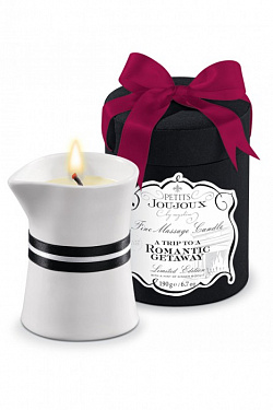 Массажное масло в виде большой свечи Petits Joujoux Romantic Getaway с ароматом имбирного печенья MyStim 46706 с доставкой 
