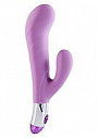Фиолетовый вибратор Lovely Vibes G-spot Twin - 20 см. Mae B 10624LV - цена 