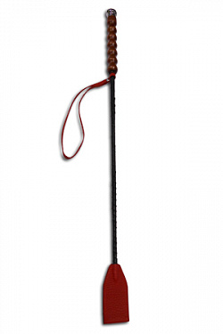Красный стек с фигурной рукоятью - 60 см. Sitabella 3032-2 с доставкой 