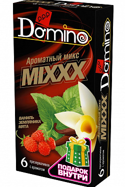 Ароматизированные презервативы DOMINO  Ароматный микс  - 6 шт. Domino DOMINO  Ароматный микс  №6 с доставкой 