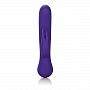Фиолетовый вибратор со стимулятором клитора Vanity Vs18 - 21 см. Jopen JO-4797-14-3 - цена 