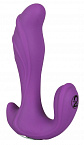 Фиолетовый вибратор Javida 3-point Vibe - 15 см. Orion 0583375 - цена 