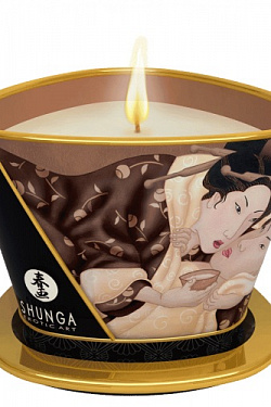 Массажная свеча Intoxicatin Chocolate с ароматом шоколада - 170 мл. Shunga 4509 с доставкой 