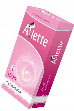 Ультратонкие презервативы Arlette Light - 12 шт.  812 с доставкой 
