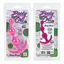 Розовая силиконовая анальная цепочка Booty Call - 13 см. California Exotic Novelties SE-0396-35-2 - цена 