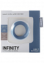 Синее эрекционное кольцо Infinity XL Cockring Shots Media BV MJU012BLU - цена 
