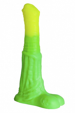 Зелёный фаллоимитатор  Пегас Large  - 26 см. Erasexa zoo68 с доставкой 