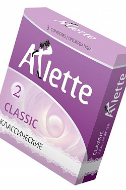 Классические презервативы Arlette Classic - 3 шт.  802 с доставкой 