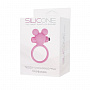 Розовое эрекционное виброкольцо TEDDY COCKRING SILICONE  Toyz4lovers T4L-00801785 - цена 