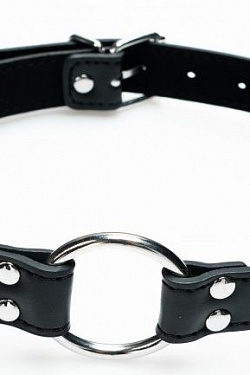 Черный кляп-расширитель с кольцом на ремешке Сумерки богов 914-02 BX DD с доставкой 