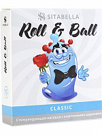 Стимулирующий презерватив-насадка Roll   Ball Classic Sitabella 1423 с доставкой 