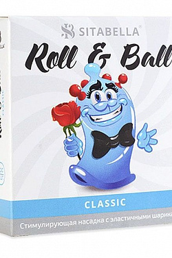 Стимулирующий презерватив-насадка Roll   Ball Classic Sitabella 1423 с доставкой 