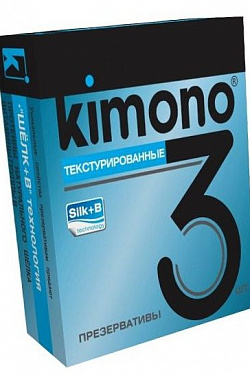 Текстурированные презервативы KIMONO - 3 шт.   455/1 с доставкой 