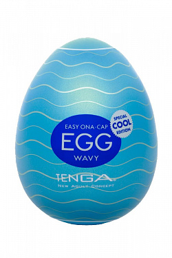 Мастурбатор-яйцо с охлаждающей смазкой COOL EGG Tenga EGG-001C с доставкой 