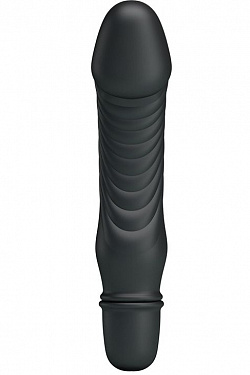 Черный мини-вибратор Stev -13,5 см. Baile BI-014510-4 с доставкой 