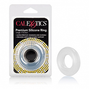 Прозрачное эрекционное кольцо Premium Silicone Ring Large California Exotic Novelties SE-1434-30-2 - цена 