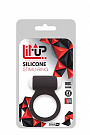 Чёрное эрекционное виброкольцо LIT-UP SILICONE STIMU RING 3 BLACK Dream Toys 21158 - цена 