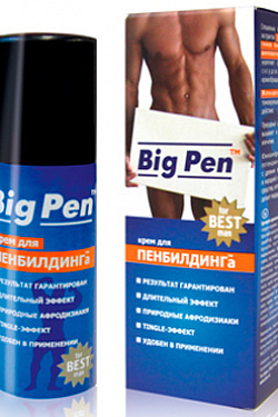 Крем Big Pen для увеличения полового члена - 50 гр. Биоритм LB-90002 с доставкой 
