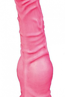 Розовый фаллоимитатор  Пони mini  - 18,5 см. Erasexa zoo123 с доставкой 