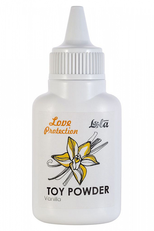 Пудра для игрушек Love Protection с ароматом ванили - 15 гр. Lola toys 1824-00Lola с доставкой 