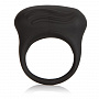 Чёрное эрекционное кольцо с вибрацией Silicone Lover s Arouser California Exotic Novelties SE-1840-10-3 - цена 