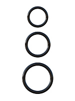       Silicone 3-Ring Stamina Set Pipedream PD5912-23   