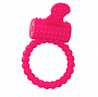 Розовое силиконовое виброкольцо A-toys  769005 - цена 