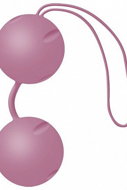 Нежно-розовые вагинальные шарики Joyballs с петелькой Joy Division 15035 с доставкой 