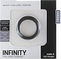 Чёрное эрекционное кольцо Infinity Thin Large Shots Media BV MJU020BLK - цена 