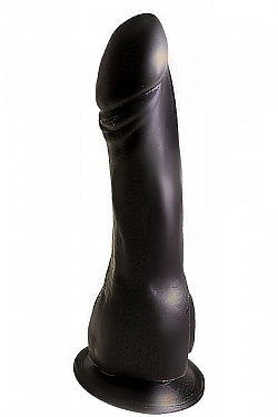 Чёрный фаллоимитатор на присоске - 17,5 см. LOVETOY (А-Полимер) 400100 с доставкой 
