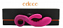 Розовый вибратор Cupid с клиторальным отростком - 17,8 см. Odeco OD-8109RV ROSA - цена 
