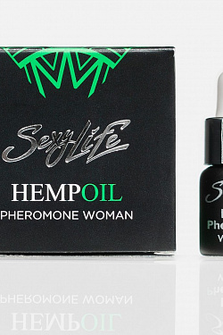 Ароматическое масло с феромонами Sexy Life HEMPOIL woman - 5 мл. Парфюм престиж М Sexy Life HEMPOIL woman с доставкой 