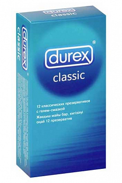 Классические презервативы Durex Classic - 12 шт. Durex Durex Classic №12 с доставкой 