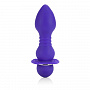 Фиолетовая анальная пробка Booty Call Player с вибрацией - 14 см. California Exotic Novelties SE-0397-45-2 - цена 