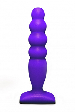 Фиолетовый анальный стимулятор Large Bubble Plug - 14,5 см. Lola toys 511488lola с доставкой 