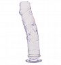Прозрачный гелевый фаллоимитатор на присоске JELLY JOY SHINNY KNIGHT - 17,8 см. NMC 310104 - цена 