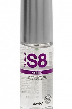 Cмазка на водно-силиконовой основе S8 Hybrid - 50 мл. Stimul8 STH7410 с доставкой 