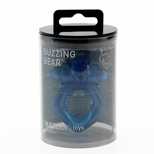 Синее кольцо с мишкой Buzzing Bear Hustler H21315-10002 - цена 