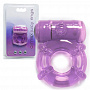 Фиолетовое эрекционное кольцо с вибрацией Climax Juicy Rings Topco Sales 1006003 - цена 