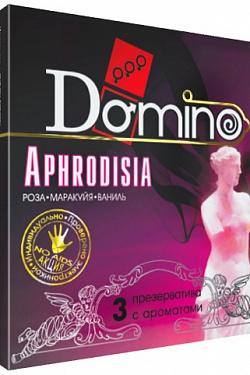 Ароматизированные презервативы Domino Aphrodisia - 3 шт. Domino Domino Aphrodisia №3 с доставкой 