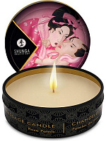 Массажная свеча Rose Petals с ароматом розы - 30 мл. Shunga 4600 с доставкой 