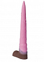 Розовый фаллоимитатор  Олень  - 34 см. Erasexa zoo51 - цена 