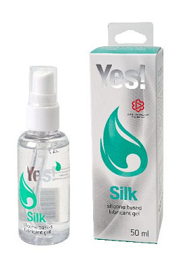 Силиконовая гипоаллергенная вагинальная смазка Yes Silk - 50 мл. Sitabella 4705 с доставкой 