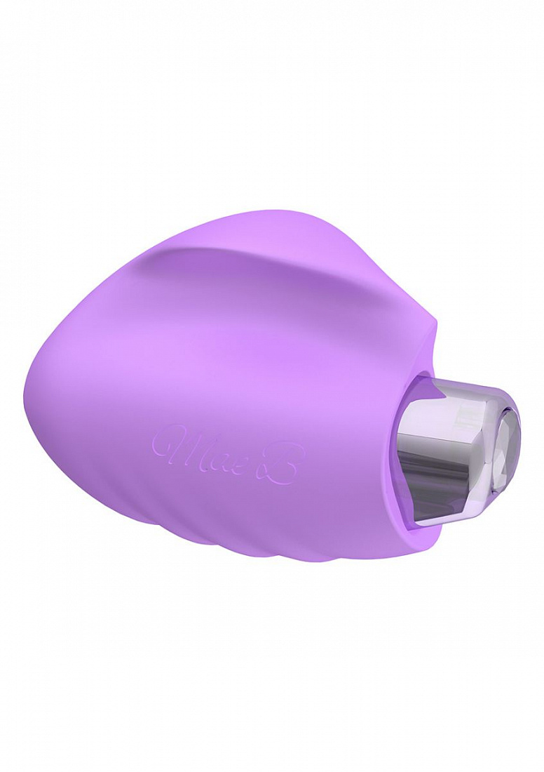 Фиолетовый вибратор Soft Touch Finger Vibe - 6.5 см. Mae B 11476LV - цена 