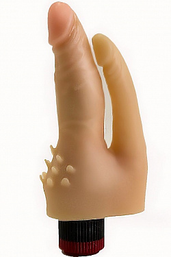 Анально-вагинальный вибромассажёр с шипами для массажа клитора - 17 см. LOVETOY (А-Полимер) 114800 с доставкой 