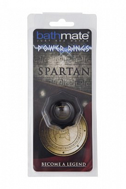 Чёрное эрекционное кольцо Spartan Bathmate BM-CR-SP с доставкой 