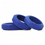 Набор из 3 синих силиконовых эрекционных колец разного диаметра XR Brands TF3015 - цена 