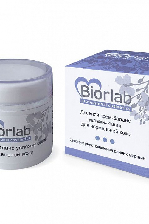 Дневной увлажняющий крем-баланс Biorlab для нормальной кожи - 50 гр. Биоритм LB-25002 с доставкой 