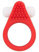    LIT-UP SILICONE STIMU RING 1 RED Dream Toys 21155   