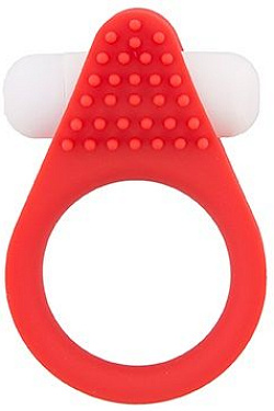   LIT-UP SILICONE STIMU RING 1 RED Dream Toys 21155   